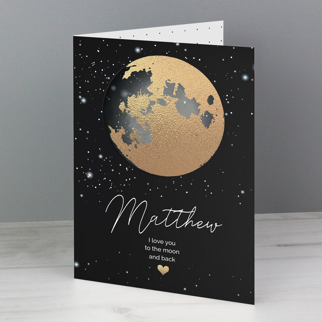 Personalised Celestial Greeting Card Cards Secret Halo 