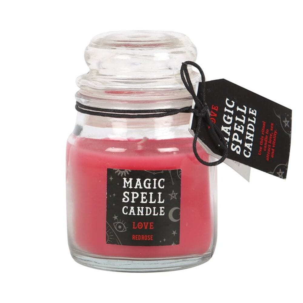 Rose 'Love' Spell Candle Jar Candles N/A 