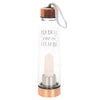 Rose Quartz Create My Own Reality Glass Water Bottle Gifts Secret Halo 