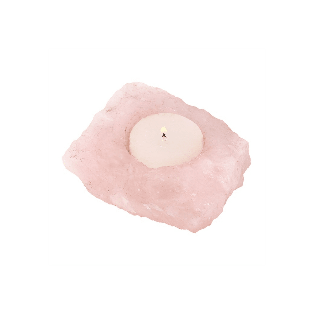 Rose Quartz Tealight Candle Holder Candle Holders N/A 