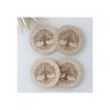 Set of 4 Tree of Life Engraved Coasters Coasters N/A 