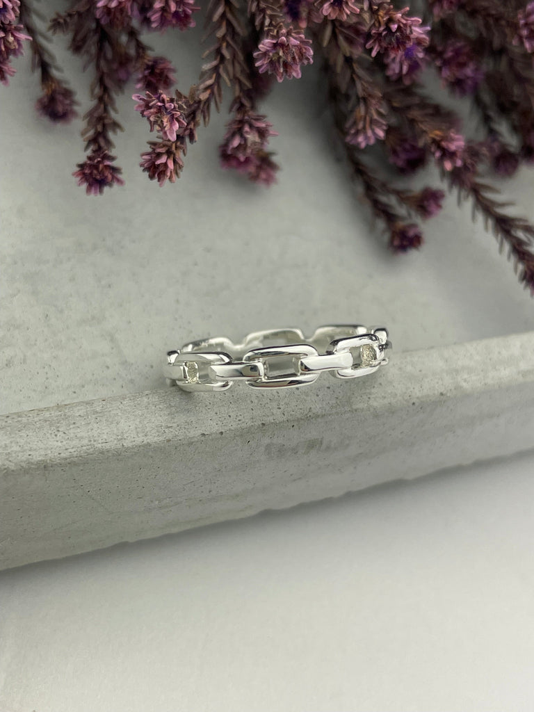 Silver Chain Ring Rings Secret Halo 
