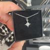 Snowflake North Star Necklace Earrings Secret Halo 