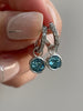 Sparkly Crystal Charm Huggies - March Earrings Secret Halo 
