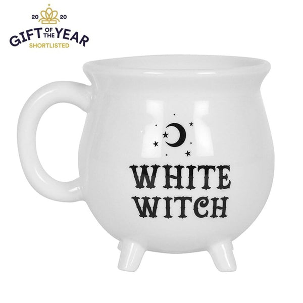 White Witch Cauldron Mug Mugs N/A 