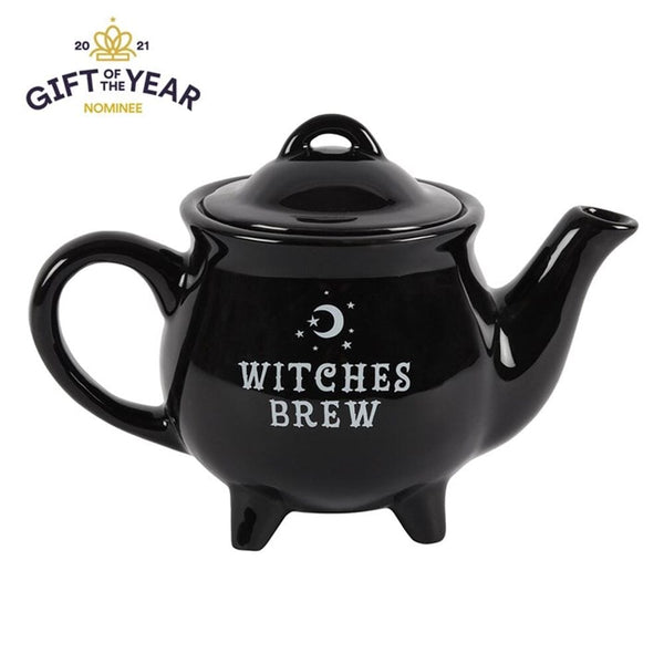 Witches Brew Black Ceramic Tea Pot Mugs Secret Halo 